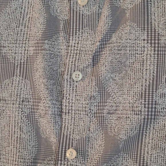 TASSO ELBA MULTI XL UNIQUE PATTERN DRESS SHIRT - Picture 15 of 16